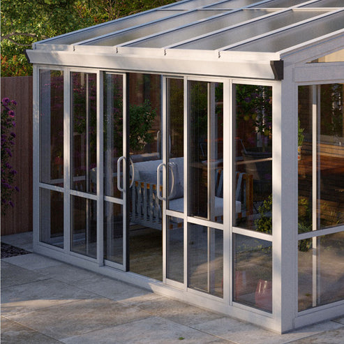 Vistas™ Sliding Door Glass Sunroom & Solarium (White – 12 ft. Wide) - Image 8