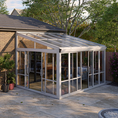Vistas™ Sliding Door Glass Sunroom & Solarium (White – 12 ft. Wide) - Image 6