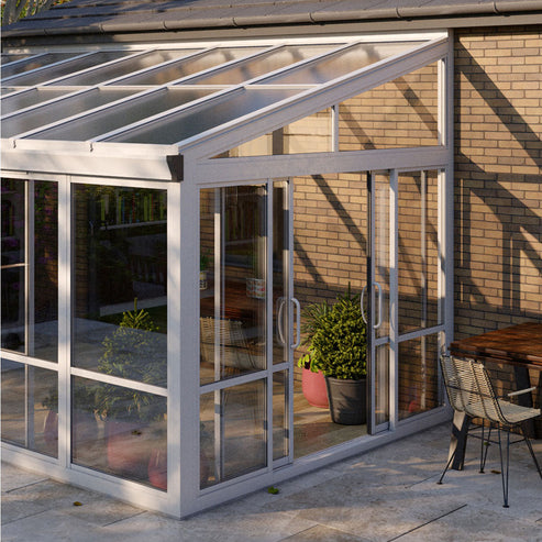 Vistas™ Sliding Door Glass Sunroom & Solarium (White – 16.7 ft. Wide) - Image 9