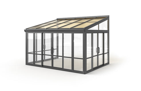 Vistas™ Sliding Door Glass Sunroom & Solarium (Black – 12 ft. Wide) - Image 9