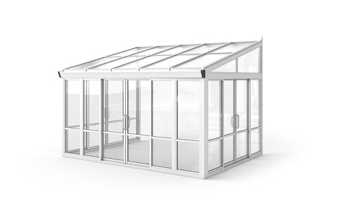 Vistas™ Sliding Door Glass Sunroom & Solarium (White – 12 ft. Wide) - Image 9